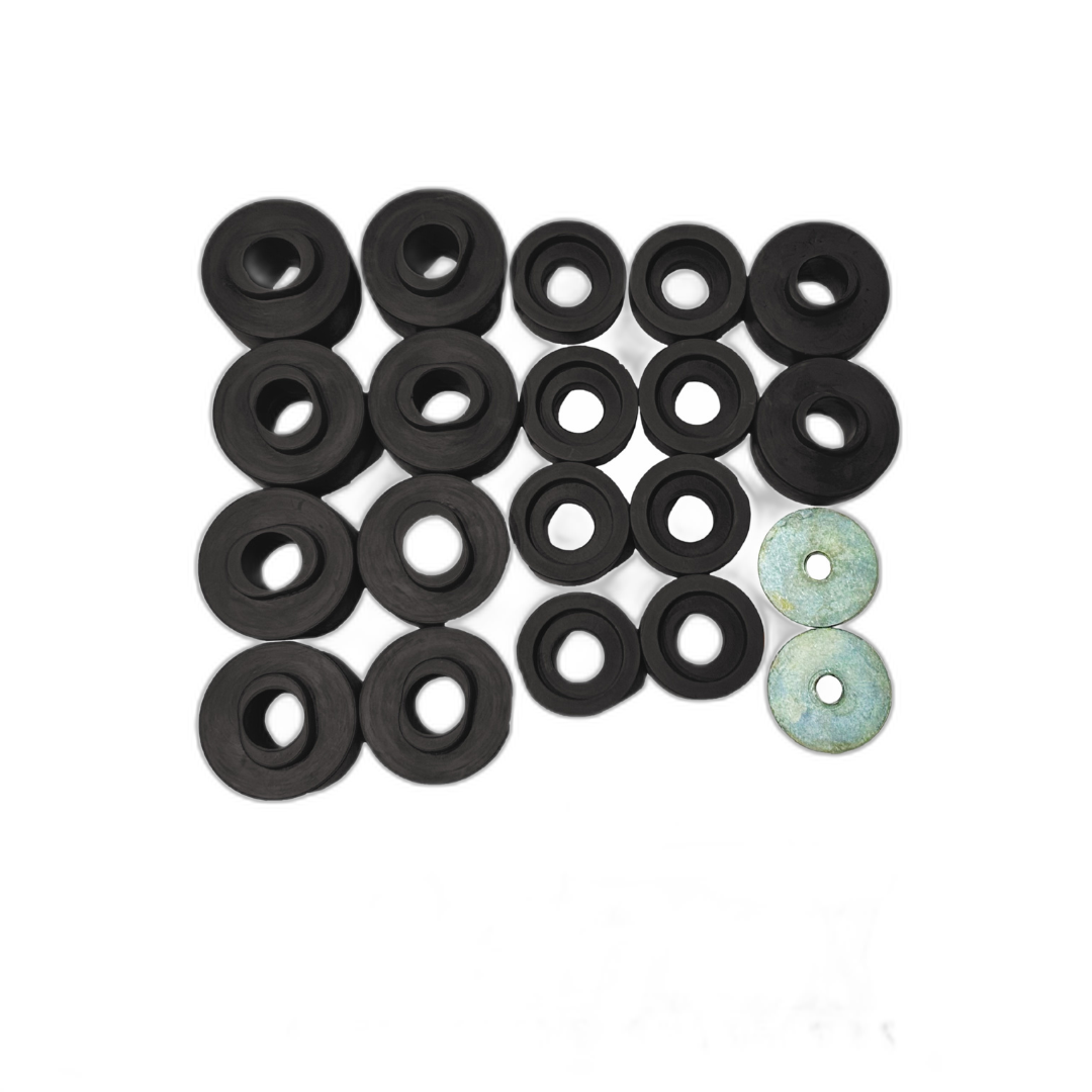 Body Mount Hardware Kit Fits 99-17 Ford F-250/F-350/E-350 SD, 99-08 Ford E-350 Econoline/Club Wagon, 15-17 Ford Mustang Shelby GT350, 15-17 Ford Transit-350