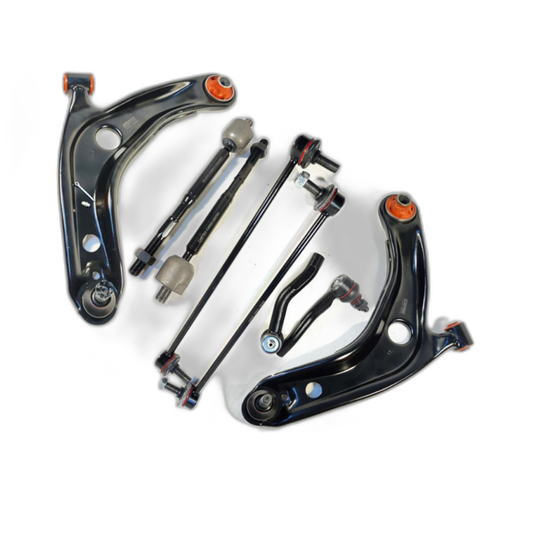 Suspension Kit Front Control Arms Tie Rods Sway Bars for 2006-2018 Toyota Yaris - FSK002